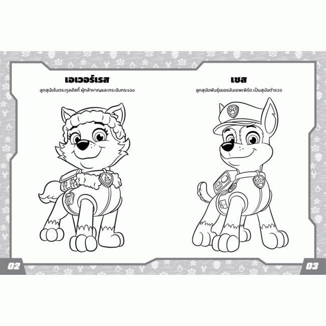 PAW PATROL สนุกกับระบายสีและสติ๊กเกอร์ 100 ดวง
